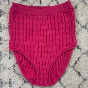 NWOT ZARA CROCHET KNIT BOTTOM